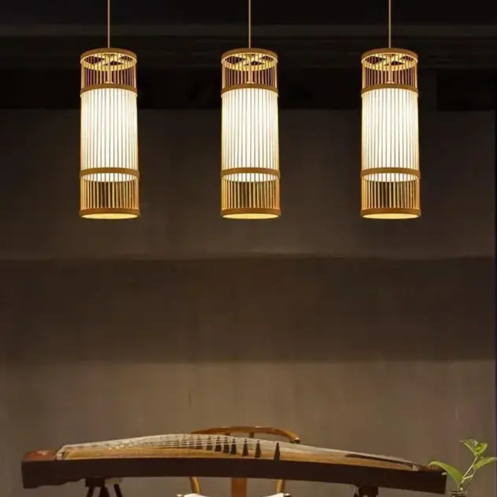 Bamboo Hanging Lamp | Bamboo Pendant Lamp LP-60